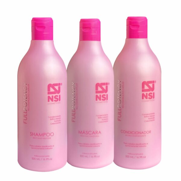 Kit Shampoo + Máscara + Condicionador Full Potency 500ml