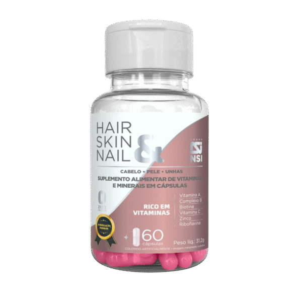 Hair, Skin e Nails Suplemento Vitamínico