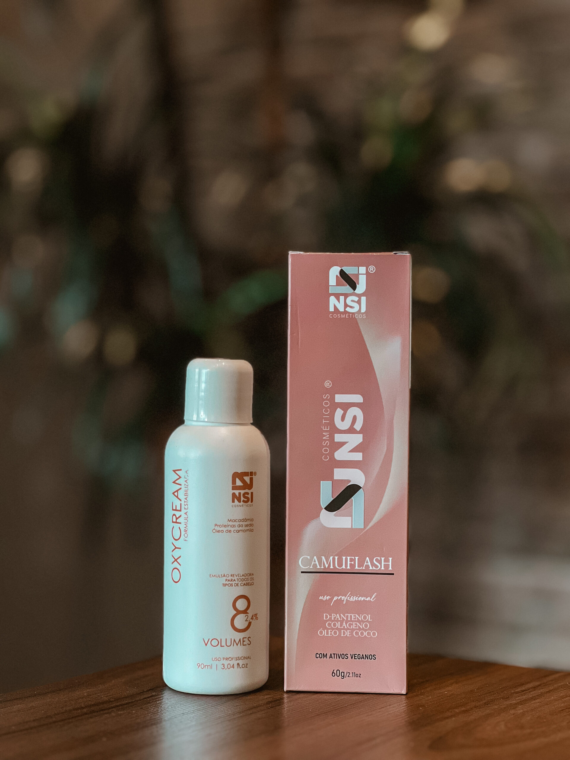 Kit Camuflash Dark (Cabelos Escuros) - Camuflagem Fios Brancos NSI Cosméticos